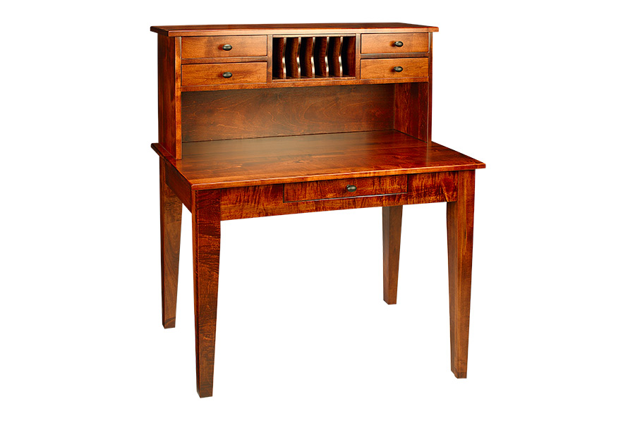 writing desk with hutch